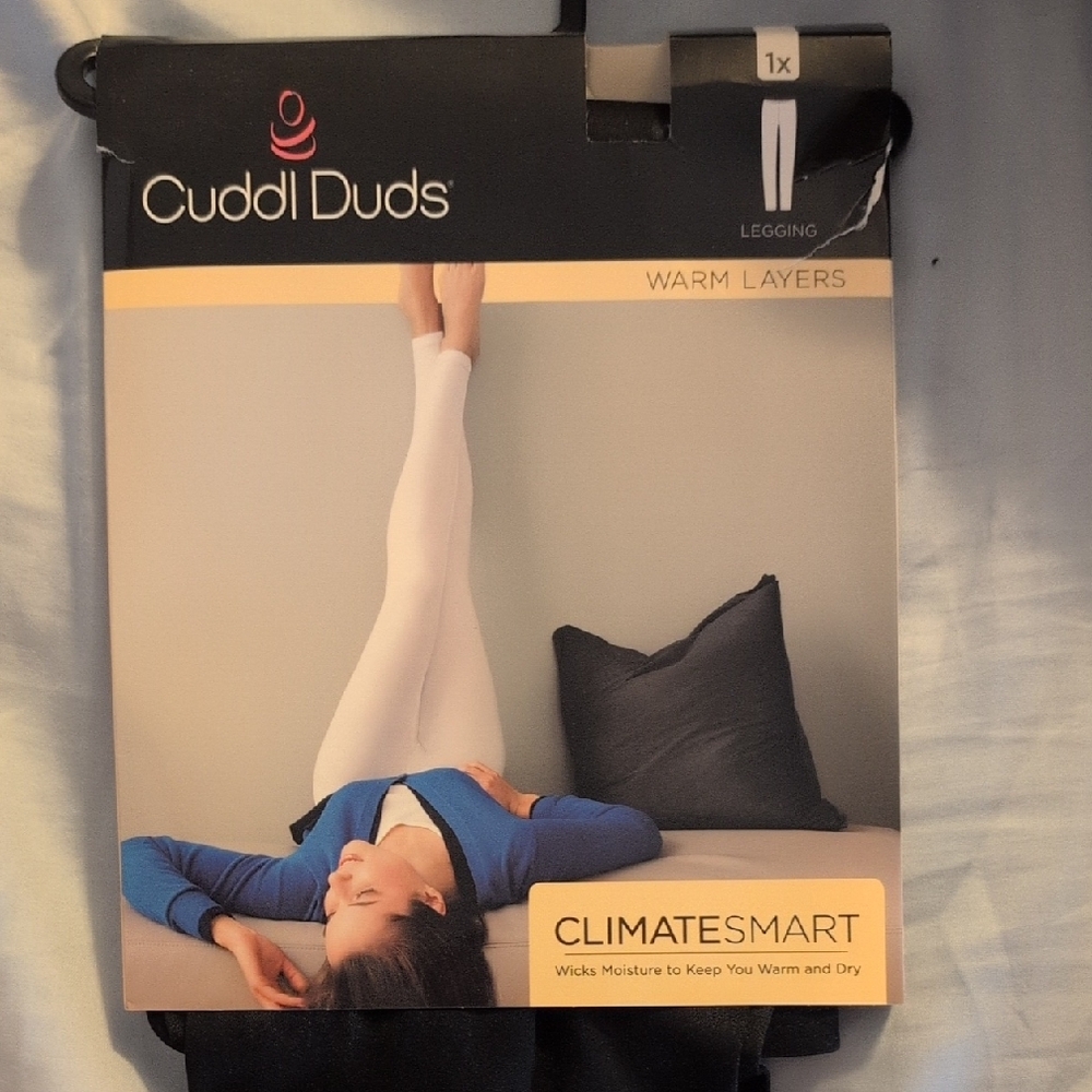 Cuddl Duds BlackWarm Layers Leggings